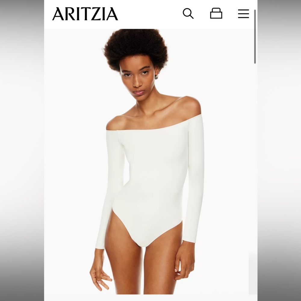 Aritzia off shoulder bodysuit